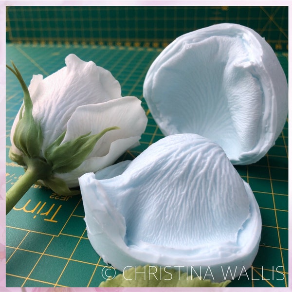 Rose Petal Veiner ( Mold / Mould )  Botanically Correct High Texture Definition, Made in UK Sugar Flowers, Clay, Cold Porcelain, Cake Decor