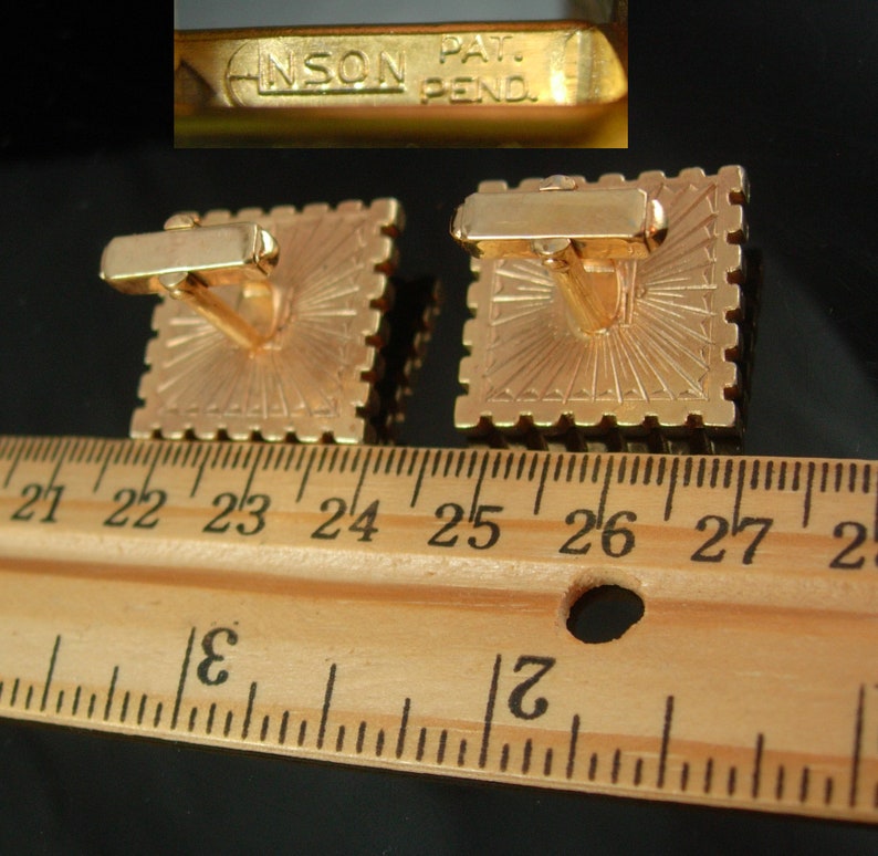Vintage Knight cufflinks ANSON medieval chess knight renaissance designer royal wedding groom gold gift designer mens jewelry