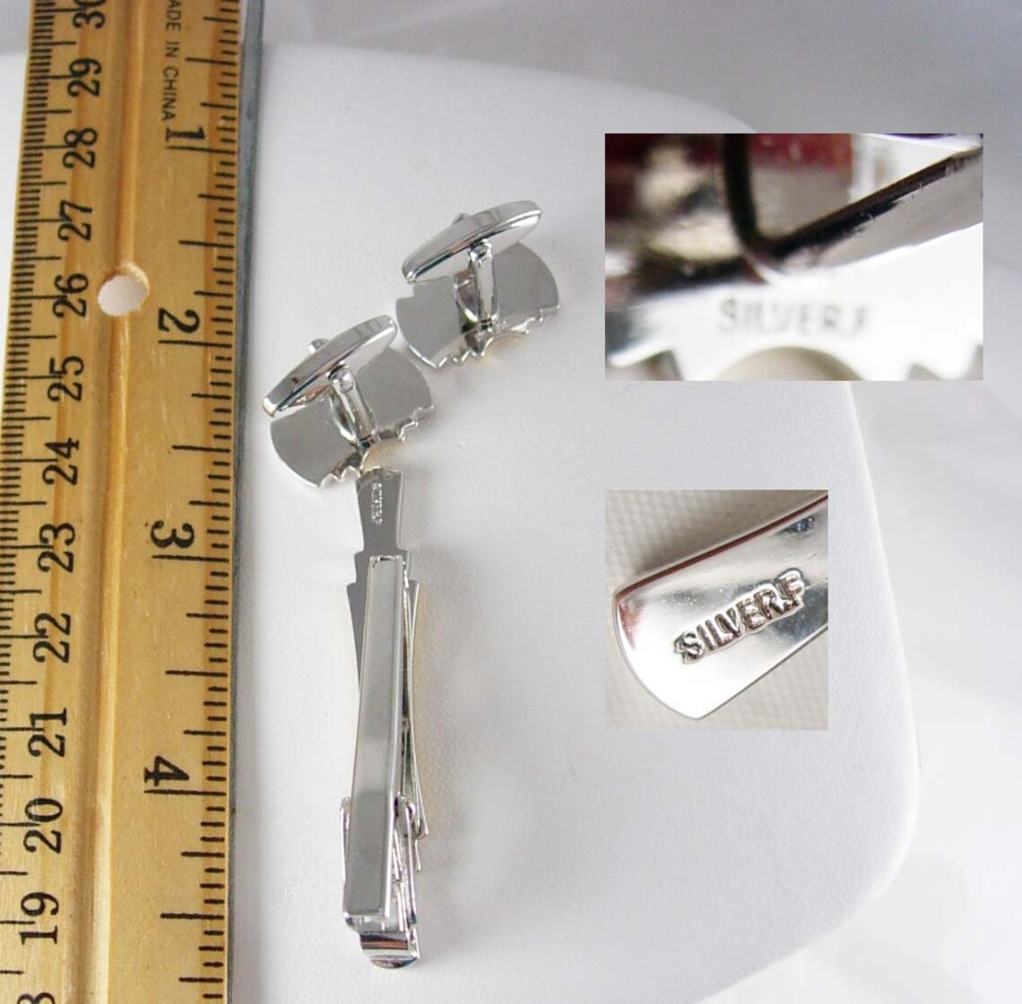 STUNNING VALENTINO Garavani Cufflinks Vintage Two Tone ITALY Etsy