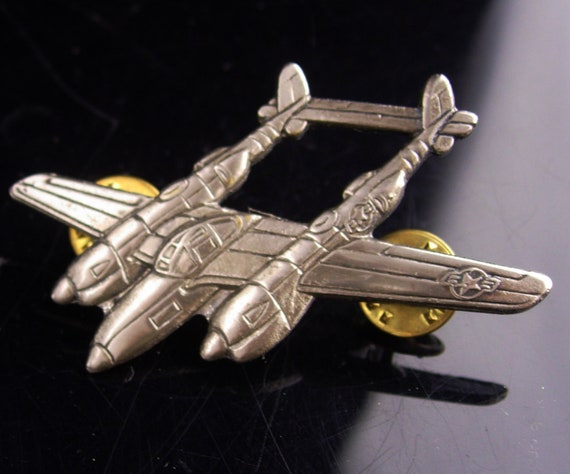 Airplane Tie clip / Vintage Navy Reconnaissance s… - image 2