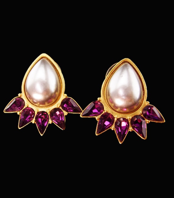 Vintage Yves Saint Laurent earrings - French jewel