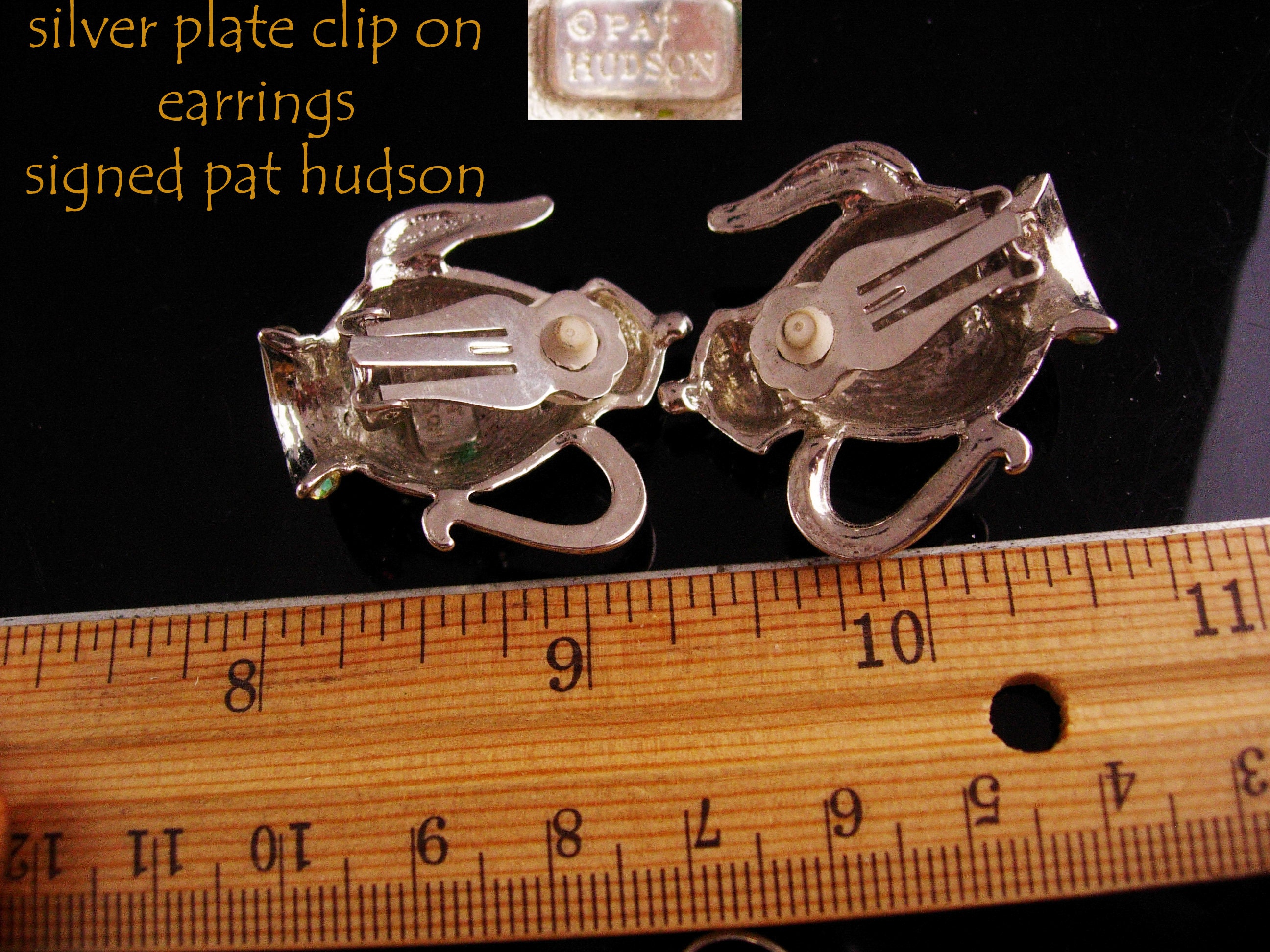 UNUSUAL Silver Teapot Earrings Victorian Tea Vintage Etsy