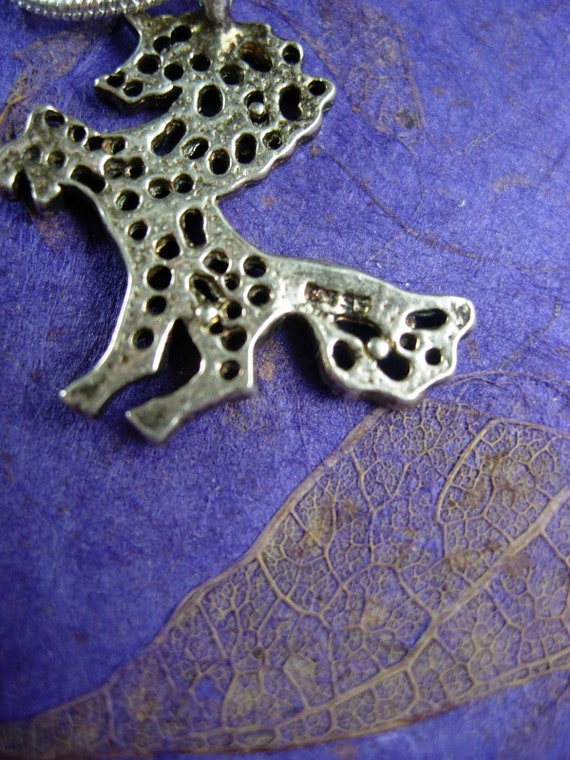 Magical Unicorn necklace Vintage Sterling Mystica… - image 4