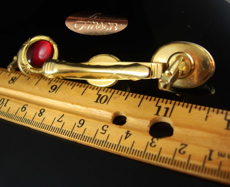 anson tie clip and cufflinks