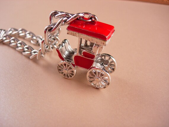 Vintage Victorian carriage bracelet / Antique car… - image 3