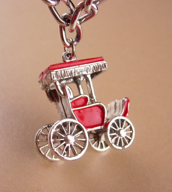 Vintage Victorian carriage bracelet / Antique car… - image 2