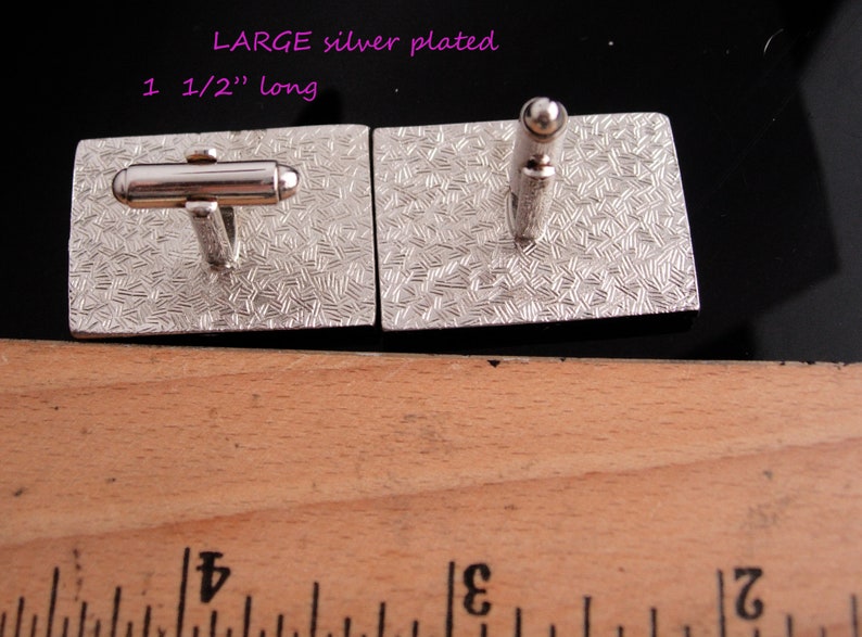 Vintage Nude Cufflinks huge silver Crown nude Mermaid mythical goddess siren sea creature extra large cufflinks gay interest