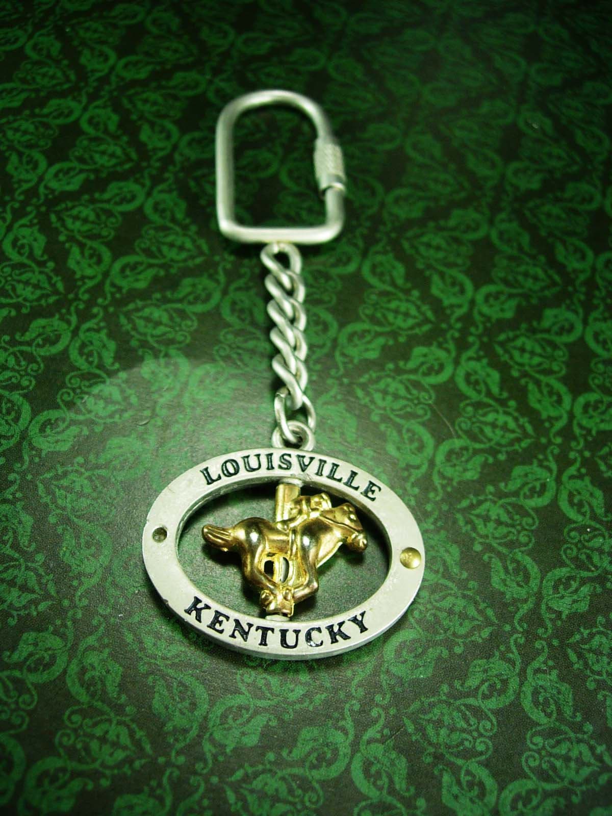 University of Louisville Cardinals Plastic Souvenir Keychain Key Ring