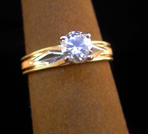 Vintage Solitaire Engagement Ring - 1/2ct Genuine… - image 2