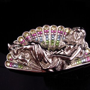 Vintage Nude Buckle / Erotic Signed Cesar Ugarte / Silver - Etsy