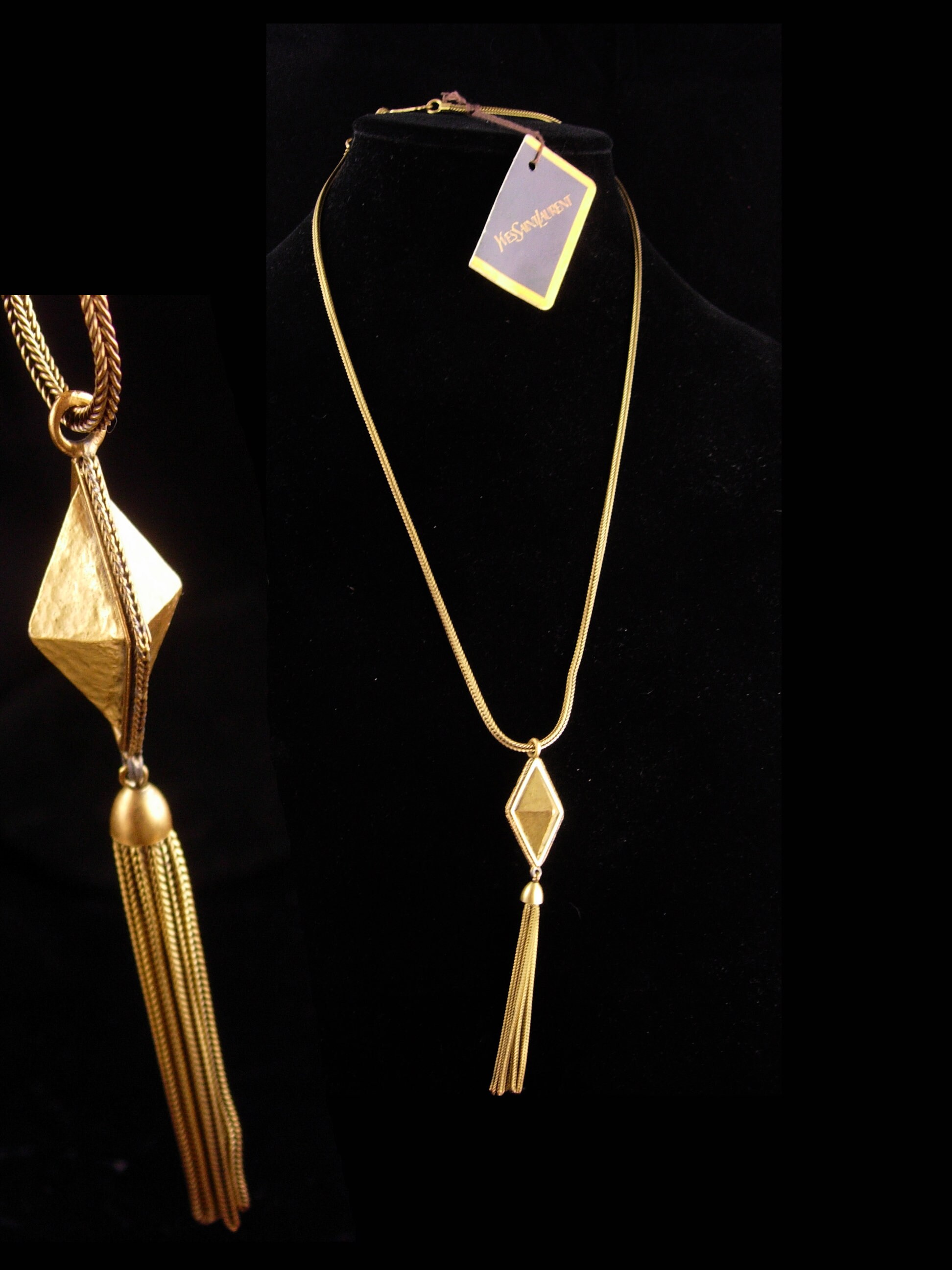 Vintage Yves Saint Laurent Necklace French Necklace Etsy