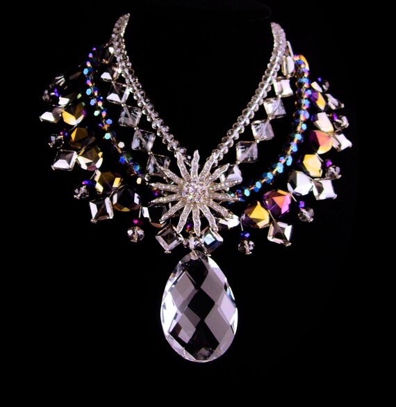 Starburst statement necklace sale