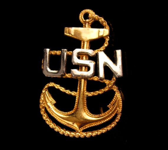 Navy chief anchor best sale jewelry