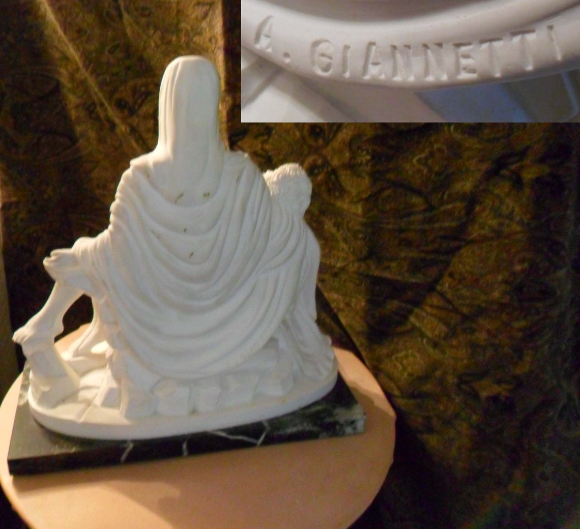 Santini Statue Pietà Renaissance Italy Sculpture by - Etsy