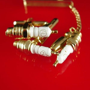 Vintage Speidel Cuff Links & Tie Bar, 1950's Mid-Ce