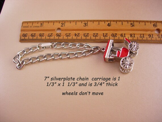 Vintage Victorian carriage bracelet / Antique car… - image 5