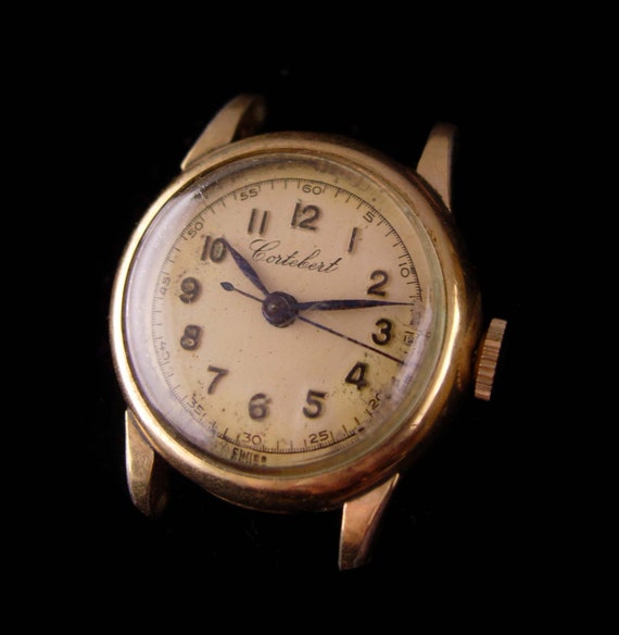 1930s Cortebert watch -  ladies military time - v… - image 2