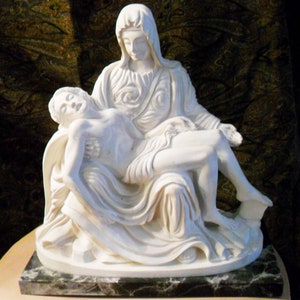 Santini Statue Pietà Renaissance Italy Sculpture by Michelangelo Marble ...