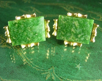 Mystical Oriental cufflinks Golden Dante jewelry Bamboo set Virgo Birthstone Symbol of love 12th 30th 35 wedding anniversary cuff links