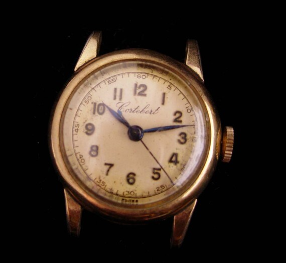 1930s Cortebert watch -  ladies military time - v… - image 3