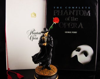 1987 Phantom of the Opera lot / Music box - Program - book - Lp insert - original paperwork - music lover gift