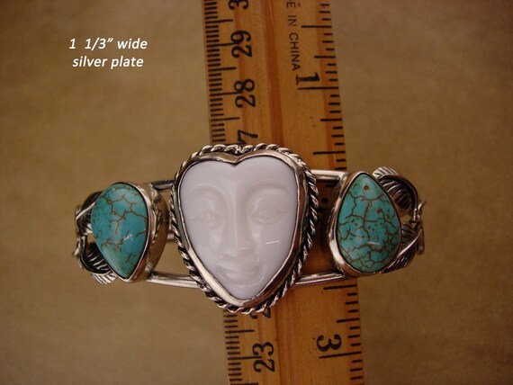 Vintage goddess cuff Bracelet / oriental goddess … - image 6