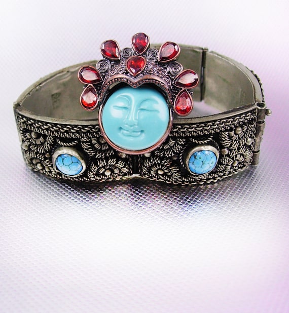 GOddess bracelet & Ring Fabulous Vintage Etruscan… - image 2