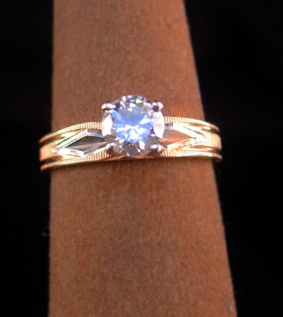 Vintage Solitaire Engagement Ring - 1/2ct Genuine… - image 4