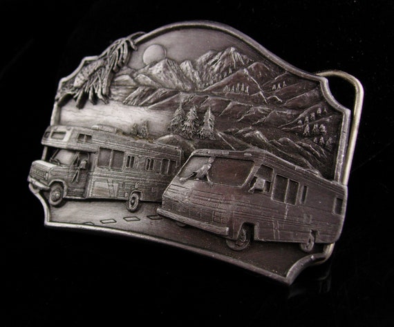Boucle De Ceinture Siskiyou Zippo Vintage 1999 - Fabriqué Aux USA - Argenté