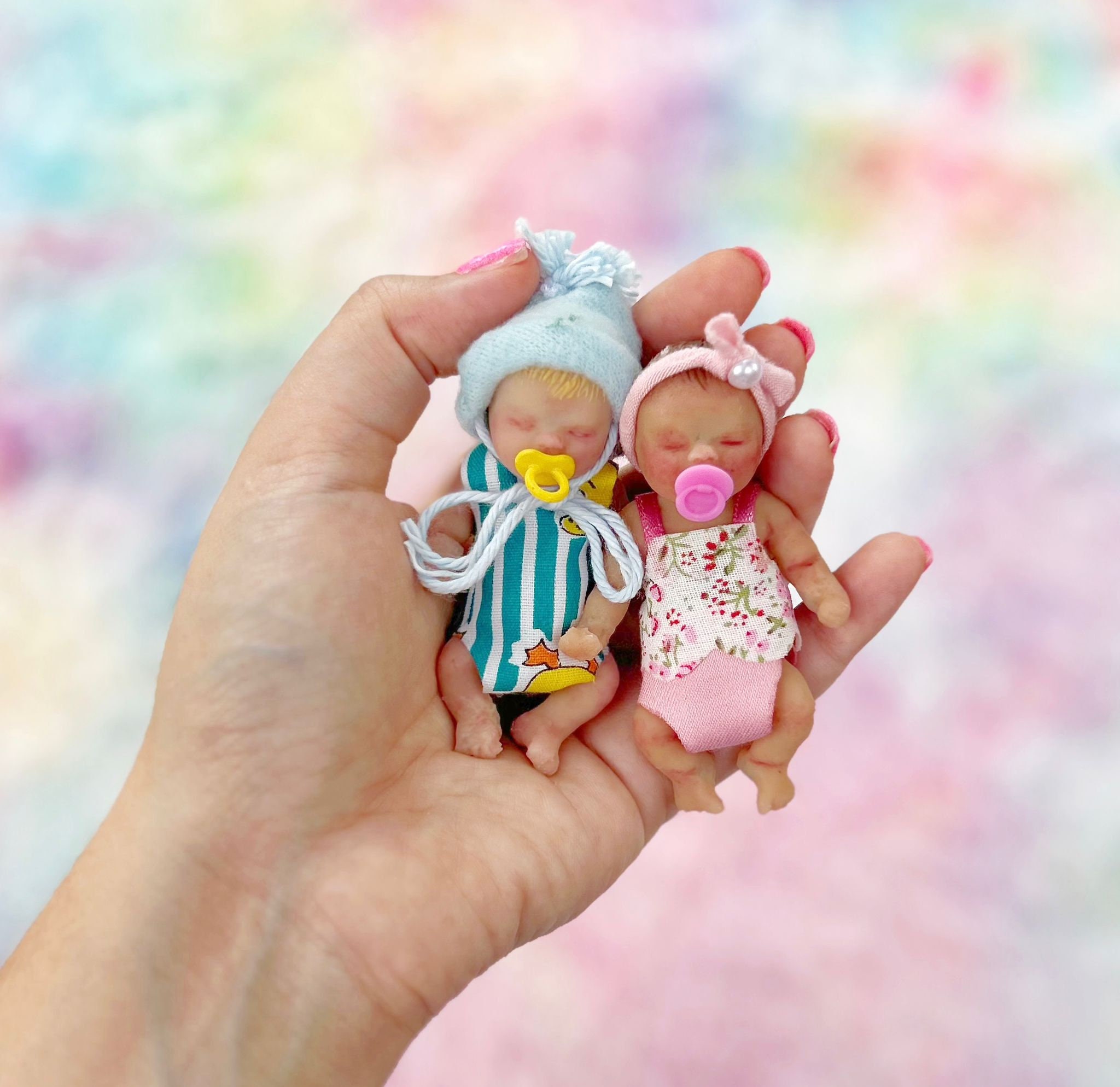 Surprise Miniature Clothes, Star Babies, Silicone Baby Miniature