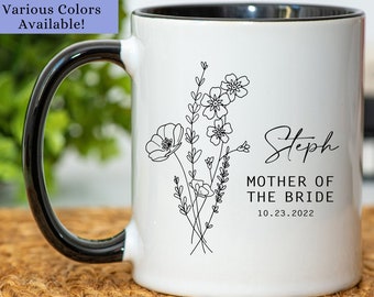 Personalized Gift Wedding Mug Wedding Coffee Mug Custom Wedding Gift Mom Wedding Gift Mother of the Groom Gift Bridal Party Mug