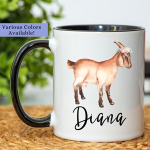 Goat-Custom Bulk 12oz Vacuum Insulated Coffee Mug with Handle