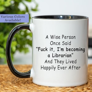 Librarian Mug, Librarian Gifts, Librarian Cup, Librarian Coffee Mug, Librarian Graduation Gift, Gift For Librarian, Librarian Coffee Cup
