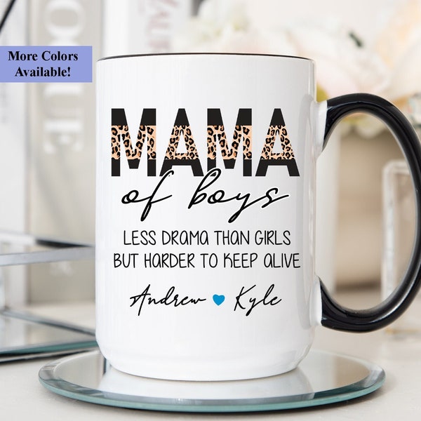 Mama of Boys Mug, Mama of Boys Gift, Boy Mama Cup, Boy Mama Mug, Mom Of Boys Coffee Mug, Mother of Boys Mug, Mother of Boys Gift