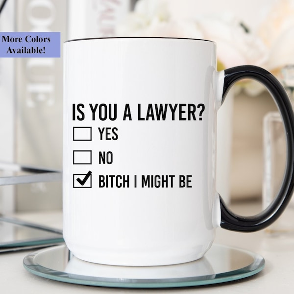 Lawyer Mug, Lawyer Gift, Lawyer Cup, Gift For Lawyer, Lawyer Gift For Women, Law Student Gift, Law Student Mug, Future Lawyer Gift