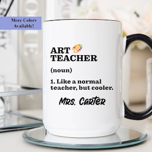 Art Teacher Definition Mug, Art Teacher Gift, Art Teacher Definition Cup, Gift For Art Teacher, Art Teacher Coffee Mug