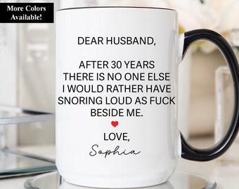 30 Year Anniversary Gift for Husband, 30th Anniversary Mug for Husband, 30th Anniversary Gift For Husband, 30th Anniversary Gift For Him