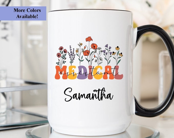 thumbnail image 2 of Medical Assistant Custom Mug,medical Assistant Gifts,personalized... 2 of 10