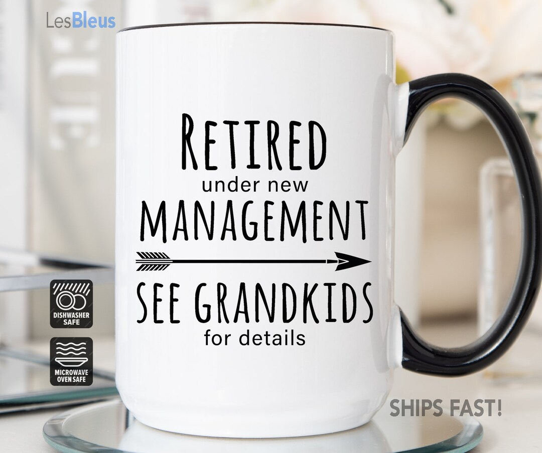 Grandpa Retirement Mug, Retirement Gift for Grandpa, Retired Grandpa Mug, Full Time Grandpa ...