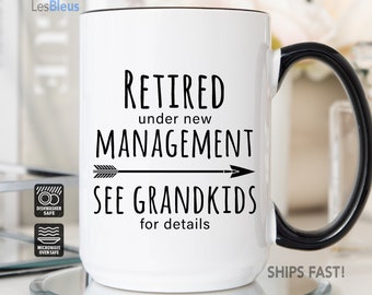 Grandpa Retirement Mug, Retirement Gift For Grandpa, Retired Grandpa Mug, Full Time Grandpa, Retired Grandpa Cup, Grandpa Retired Coffee Mug