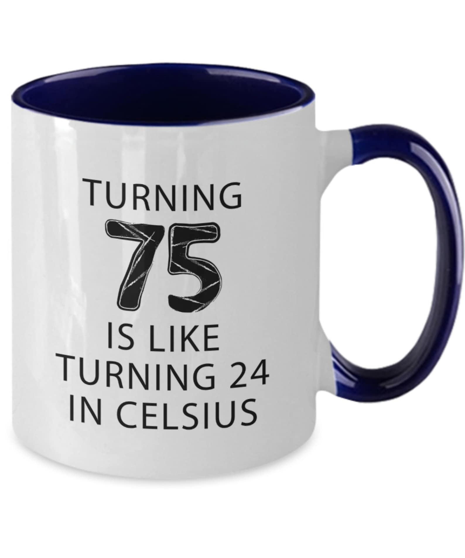 75th birthday for men 75th birthday mug 75 year old gifts Etsy