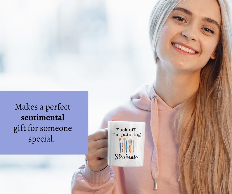 Taza de pintor, regalo de artista, taza de café de pintor, taza de artista, regalo de pintor, taza de artista, taza de pintor, taza de café de artista, taza de café de artista imagen 2