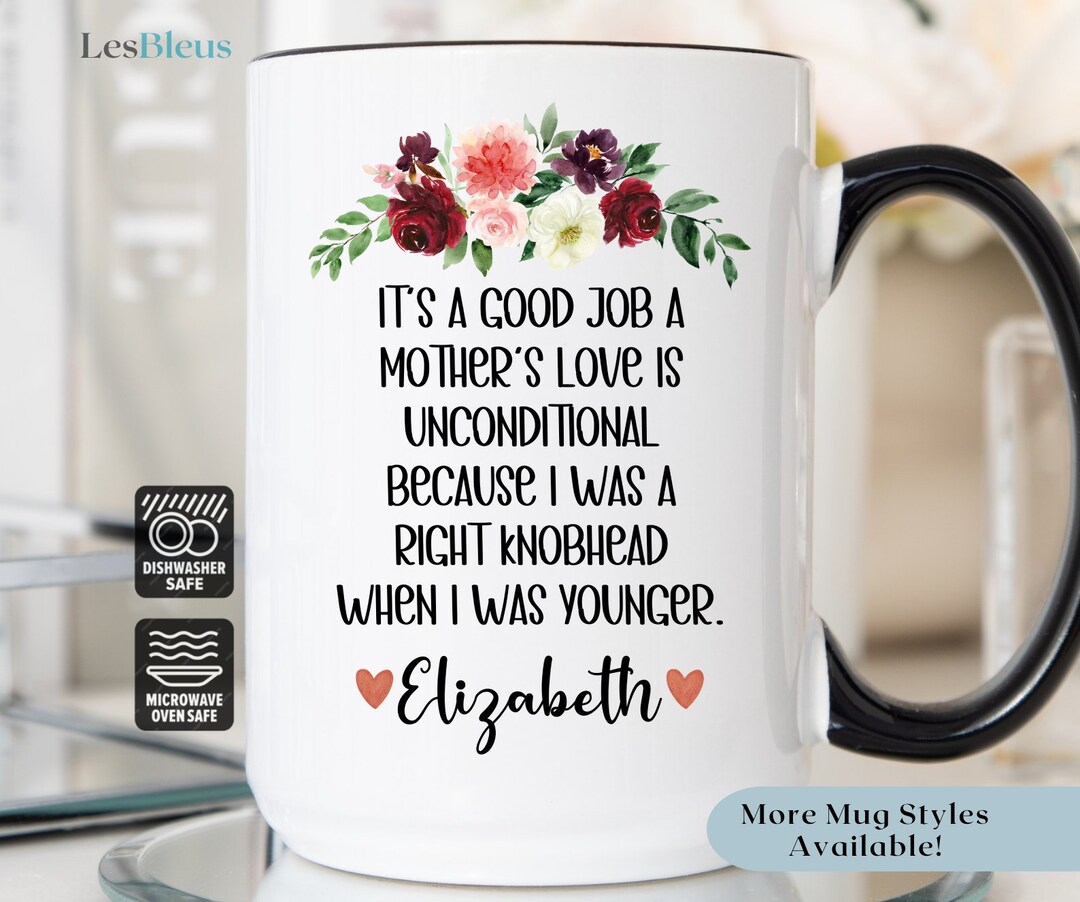 Personalized Couple Mugs - I Love You Unconditionally Personalized Custom Coffee Mug