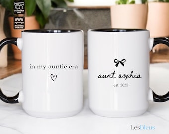 In My Auntie Era Coffee Mug, Gift for New Aunt (LB-NA834DKF)