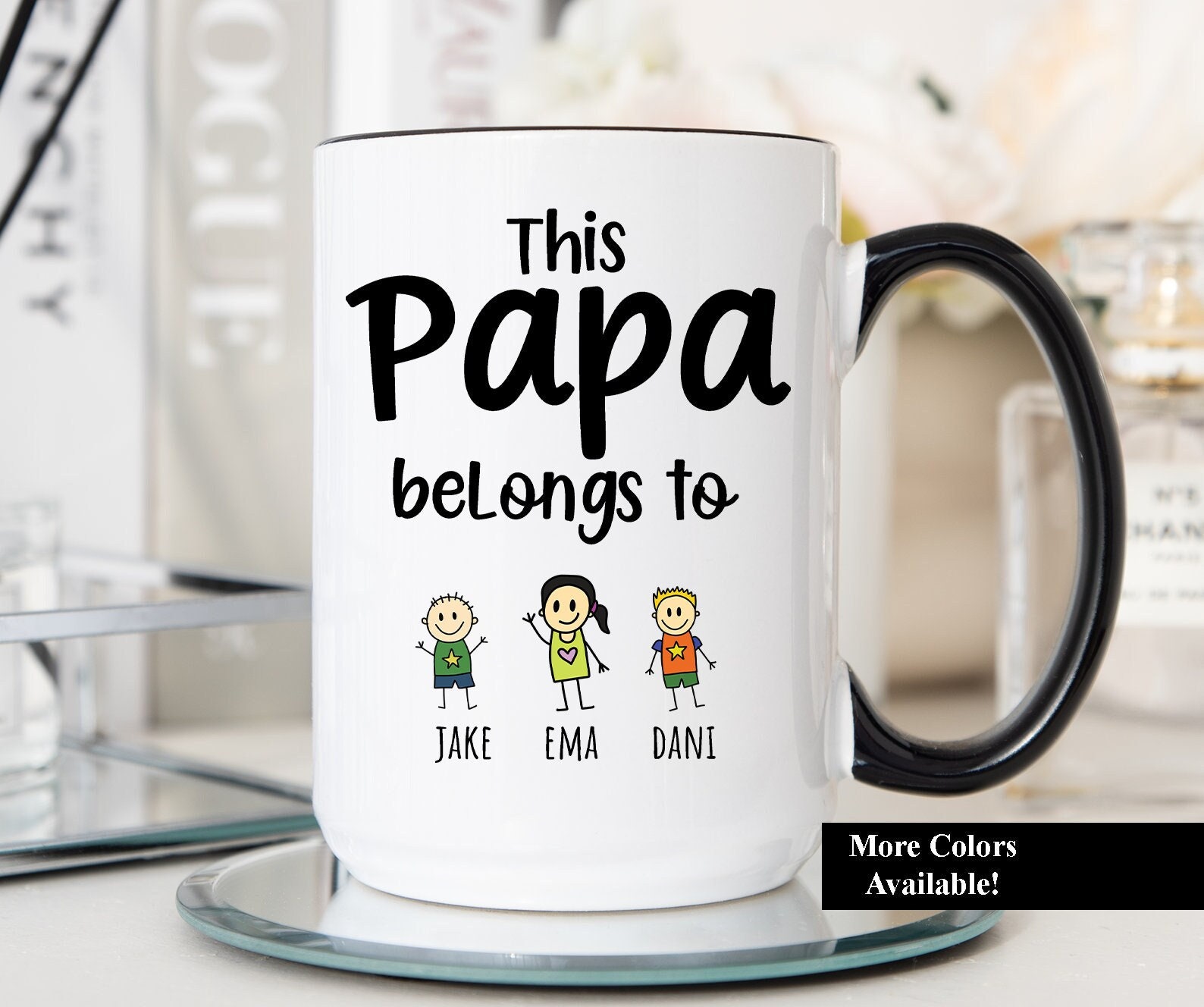 To the Best Papa In The World Coffee Mug, Father's Day Gift HN590 —  GeckoCustom