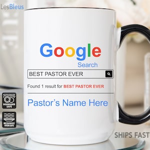 Pastor Mug, Pastor Appreciation Gift, Pastor Coffee Mug, Pastor Cup, Gift For Pastor, Pastor Coffee Cup, Pastor Mug Personalize