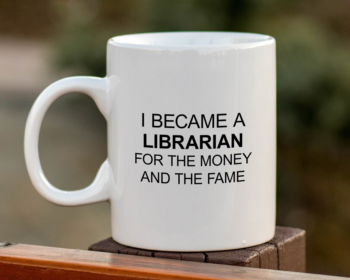 Librarian gift librarian mug librarian birthday librarian Etsy