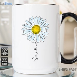 Daisy Mug, Daisy Gifts, Daisy Flower Cup, Daisy Flower Coffee Mug, Daisy Coffee Cup, Daisy Gifts For Her, Daisy Gifts Women