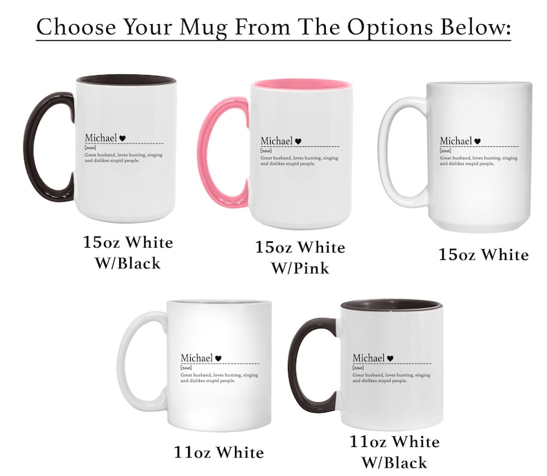 Taza de definición de nombre personalizada, taza de café de nombre personalizado con definición personalizada, taza de nombre personalizado, taza de significado de nombre, taza de definición de nombre imagen 6