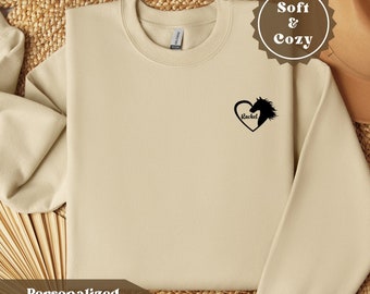Horse Sweatshirt Personalized, Horse Lover Sweatshirt, Horse Crewneck Sweater, Personalized Horse Sweater For Women, Gift for Horse Lover